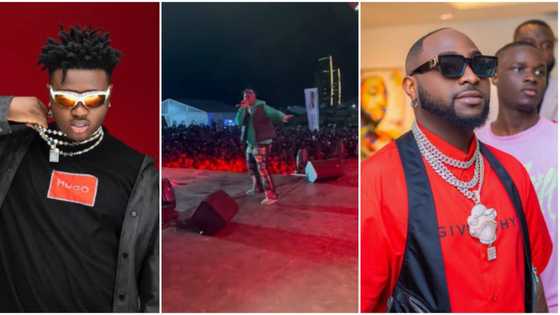“Dey almost stoned me”: Berri Tiga shares video of how 30BG reacted when he sang Machala at Davido fan concert
