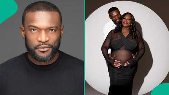 Actor Kenneth Okolie announces wife’s pregnancy on her 40th birthday, shares photos: “So beautiful”