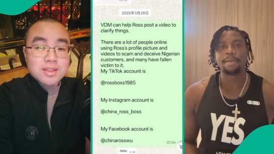 Chinese Businessman Shares Screenshot of Whatsapp Chats With VeryDarkMan Over Facebook Pages