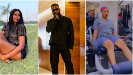 "Idan no dey promote nonsense": Tonto Dikeh unbothered, shares gym video amid Iyanya and Yvonne Nelson drama