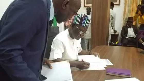 Gov Ortom signs Benue state's 2020 appropriation bill into law