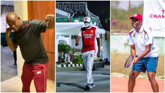 Makinde plays tennis, Sanwo-Olu works out, Yahaya Bello boxes: How 3 Nigerian governors exercise (photos)