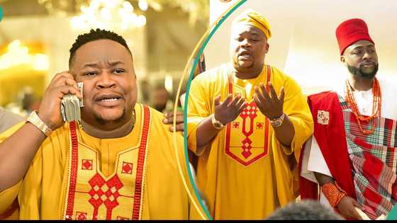 Cubana Chiefpriest declares unquenchable love for bestie Davido, peeps react: “Bromance or richmance?