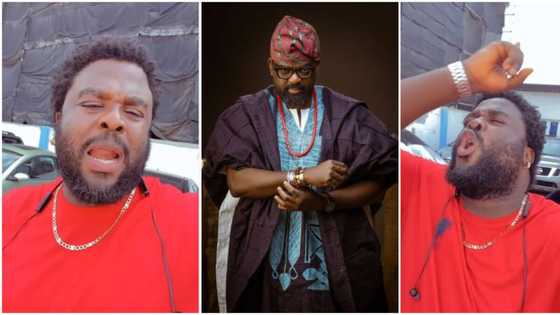 "Send it to ur family WhatsApp": Kunle Afolayan's brother, Aremu lays heavy curses on his lineage, fans react