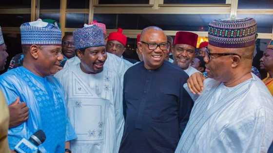 Akpabio Ya Yi Magana Mai Daukar Hankali Kan Zuwan Peter Obi Wajen Daurin Auren Dan Sanata Barau