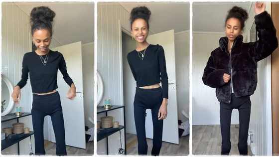 "Can we be friends?" Lady with extremely slim stature shows off her body, TikTok video goes viral