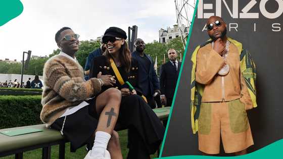 Wizkid compliments baby mama, Jada P, in viral video, fans taunts Davido: "He is truly in love"