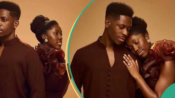 "Loving you forever": Moses Bliss and fiancée, release adorable pre-wedding photos, fans drool
