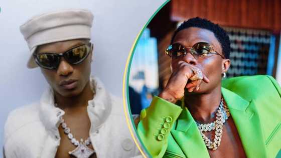 Chaos as Wizkid talks about fake & real backside after being hospitalised: U wey share fake N100m"