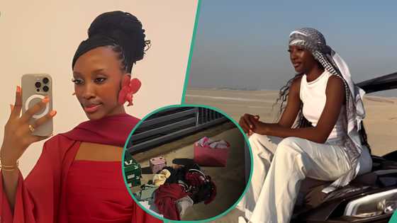 Concerns as influencer is found distressed by roadside after luxury Qatar trip, peeps react