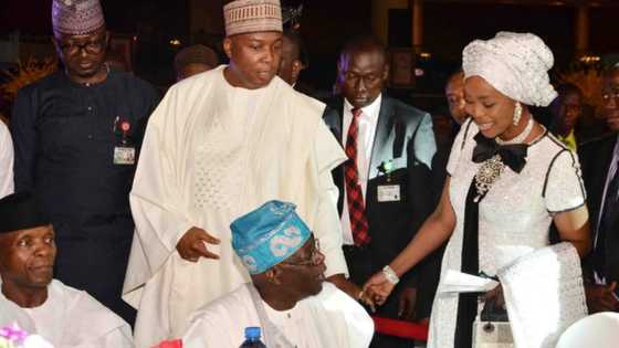 Saraki ya yi wani kicibis da manyan APC; Tinubu da Osinbajo bayan zaben 2019