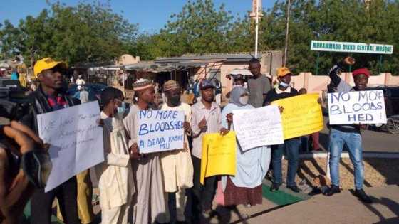 Security operatives disperse residents protesting banditry, kidnapping in Katsina