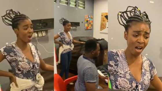 "The sound from the other side": Lady delivers popular Mozart's opera with husband, video goes viral on TikTok