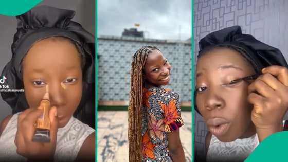 Emanuella posts video of herself doing makeup during 'desperate chics' challenge: “She don fine o”