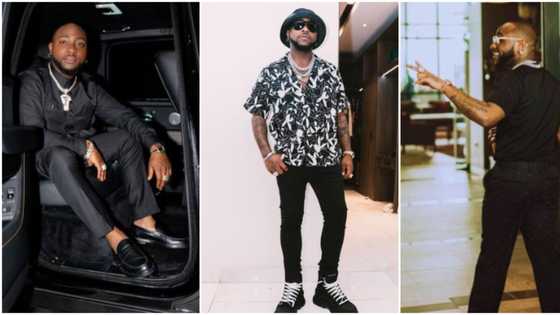 Black is king: 5 times Davido has pulled up in stylish black outfits looking dapper