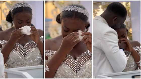 "She knows what she went through": Gorgeous bride cries at her wedding, video of groom's reaction goes viral