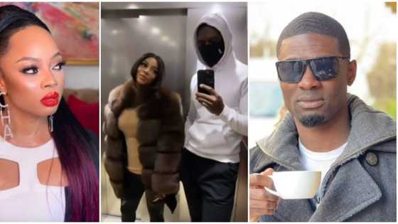 Toke Makinwa excites fans as she goes public with rumoured new man
