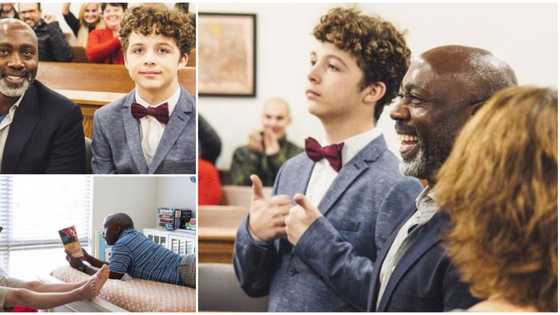 Single dad adopts 13-year-old American boy who was abandoned at the hospital
