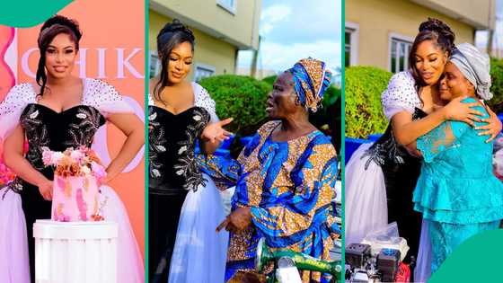 Chika Ike empowers 40 lucky women with sewing machines, others at her 40th b'day party