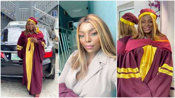 Young lady who was working while studying graduates from UNILAG with 4.48 CGPA, leaves many amazed