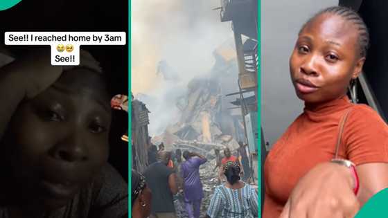 Great Nigeria Tower fire: Lady whose shop was affected by flames sends strong message to customers