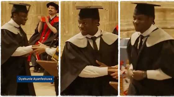 Meet Nigerian Man with 8 names, lists all in his certificates as he "breaks" record in UK university