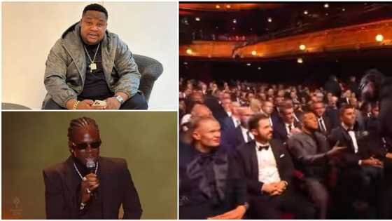 Ballon d’Or: Rema’s performance moves Cubana Chiefpriest to tears as singer shakes Mbappe, others