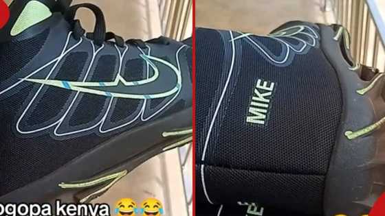 Man disappointed after buying fake Nike shoes at night, netizens react: "Imeandikwa Mike"