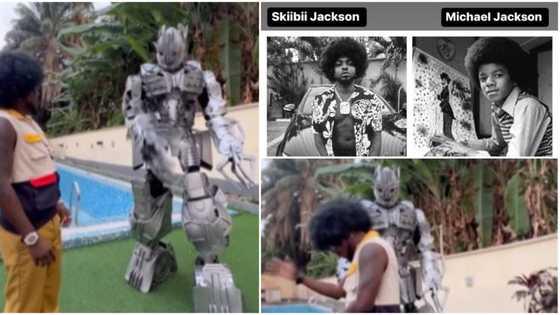 "Na Poco Lee dey inside": Skiibii turns Michael Jackson, does breakdance with Megatron, video trends
