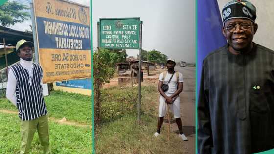 "I've started": Corps member begins trekking from Ondo, wants to deliver message to Tinubu in Abuja
