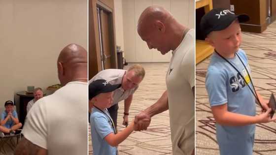 Dream come true as little boy finally meets The Rock, shakes hands with him in video