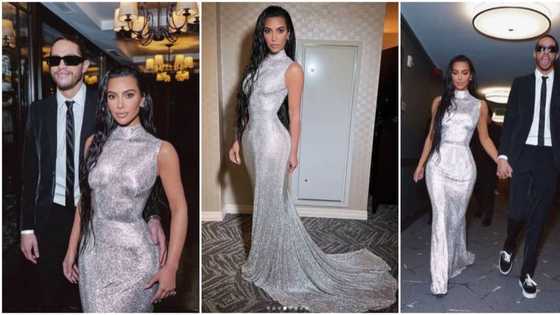 Kim Kardashian flaunts photos of her, lover Pete Davidson looking glamourous at White House press dinner