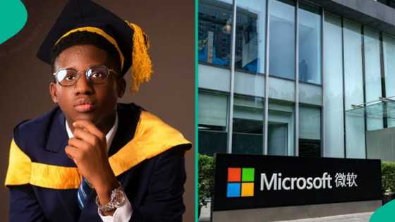 Best graduating student of OOU receives message from tech giant microsoft, people react
