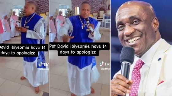 "Ibiyeomie you have 14 days to apologise": Celestial prophet calls out pastor David over comments in church