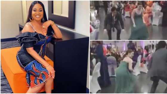 Actress Bukky Wright marks America's Independence Day with funny video of oyinbos dancing to 'Buga' song