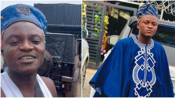"This one no be label again, na workshop": Video of Portable's signees washing his G-Wagon sparks reactions