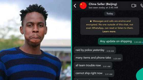 Man in pain after attempting to purchase goods from Chinese website, WhatsApp chat surfaces