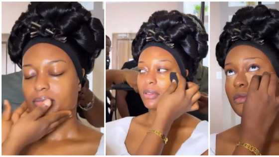 Wedding fashion: Beautiful bride trends online over stunning makeup transformation