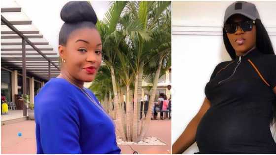 Actress Chacha Eke Faani celebrates her progress, shows off massive baby bump in cute photos