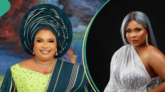 "She talks with all her mouth": Laide Bakare opens up about 3rd wedding plan an photo of mystery man