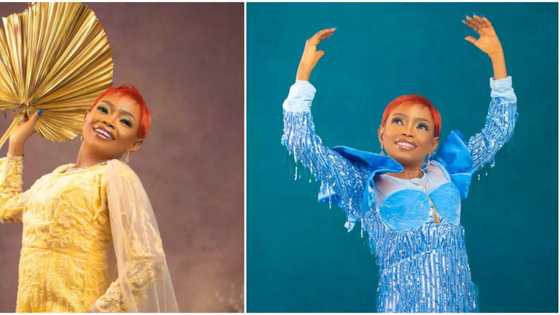Nollywood Miss Koi Koi celebrates birthday with cute pictures, thanks God for happiness and peace of mind