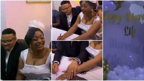 “Make una no finish knot”: Actress Nuella Njubigbo ties the knot days after ex-hubby Tchidi Chikere remarries
