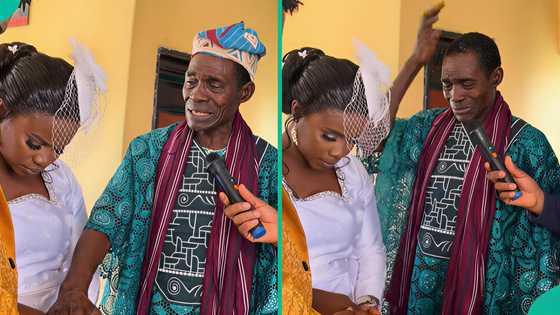 Elderly father’s emotional blessing at daughter’s wedding moves many to tears on social media
