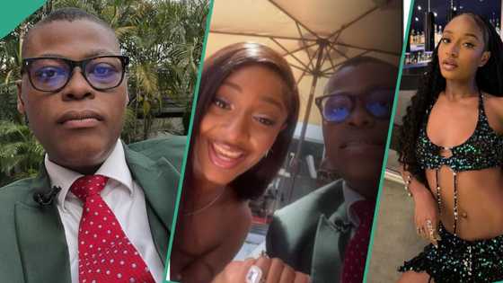 “Show us her skirt”: Video of Arise TV Presenter Rufai Oseni gushing as he meets Ayra Starr