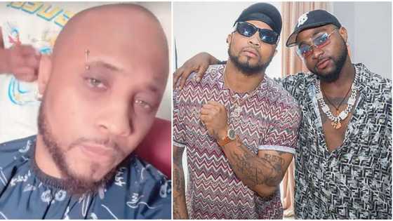 Nigerians react as Davido's cousin B Red says he spends almost N1m to barb his hair yearly