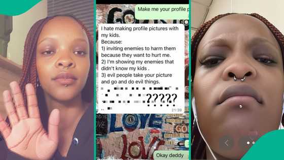 Lady who told dad on WhatsApp to make her his profile photo gets unexpected reply: "He's not wrong"