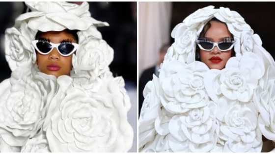 Little fashionista takes on the Met Gala: Video of girl's spot-on Rihanna cosplay goes viral