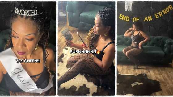 "End of an error": After leaving hubby, lady enters photo studio for photoshoot, video goes viral