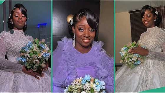 Nigerian bride who got involved in accident just 2 days to wedding day ties knot in grand style