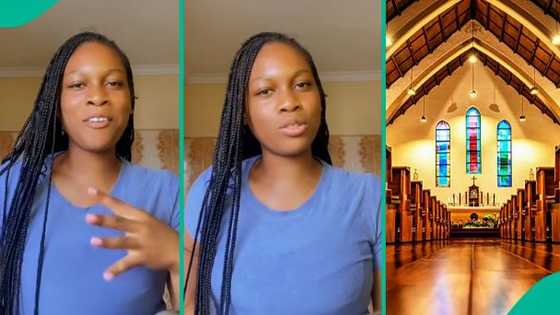 Lady speaks after getting chased out of Catholic church because of her dress, video gets attention